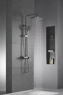 Душевая стойка Rose R1836T-6 пепельный